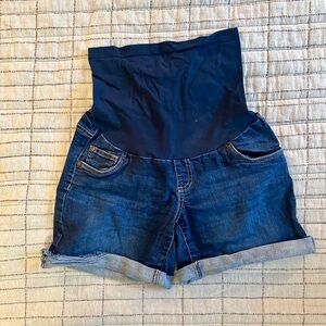Indigo Blue Maternity Shorts